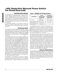 MAX5922BEUI+T Datasheet Page 12
