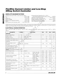 MAX5943BEEE+T Datasheet Page 2