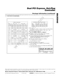 MAX5946AETX+T Datasheet Page 23