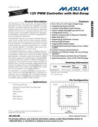MAX5950ETJ+ Datasheet Cover