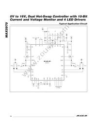 MAX5970ETX+T Datasheet Page 10