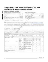 MAX5971AETI+T Datasheet Page 2