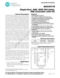 MAX5971BETI+T Datasheet Cover