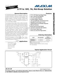 MAX5976BETE+T Datasheet Cover