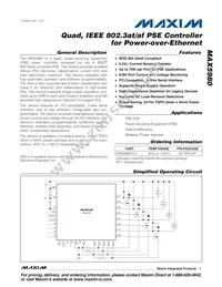 MAX5980GTJ+ Datasheet Cover