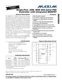 MAX5984DETI+T Datasheet Cover