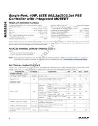 MAX5984DETI+T Datasheet Page 2