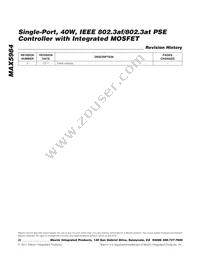 MAX5984DETI+T Datasheet Page 22