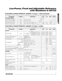 MAX6037BAUK25+T Datasheet Page 3
