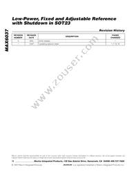 MAX6037BAUK25+T Datasheet Page 18