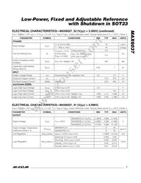 MAX6037CAUK33+ Datasheet Page 7