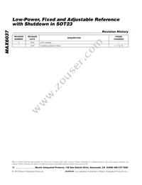 MAX6037CAUK33+ Datasheet Page 18