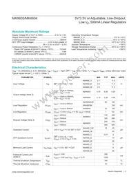 MAX604ESA/GG8 Datasheet Page 2