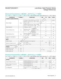 MAX6070BAUT12/V+T Datasheet Page 4