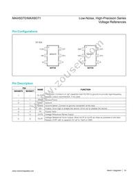 MAX6070BAUT12/V+T Datasheet Page 19