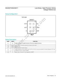 MAX6070BAUT12/V+T Datasheet Page 20