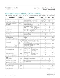 MAX6071AAUT30+ Datasheet Page 3
