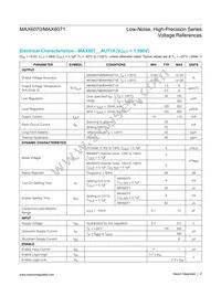 MAX6071AAUT30+ Datasheet Page 4