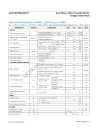 MAX6071AAUT30+ Datasheet Page 5