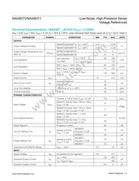 MAX6071AAUT30+ Datasheet Page 6