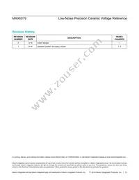 MAX6079ALA25+ Datasheet Page 10