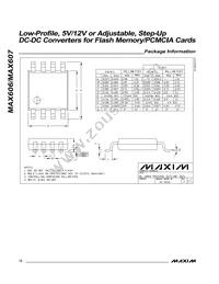 MAX607EUA+T Datasheet Page 12