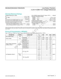 MAX6250BCSA-T Datasheet Page 2