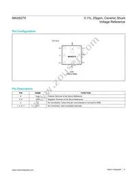 MAX6279ELA12+ Datasheet Page 5