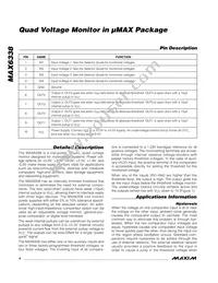 MAX6338KUB+TG35 Datasheet Page 4