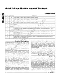 MAX6338LUB/GG8 Datasheet Page 4