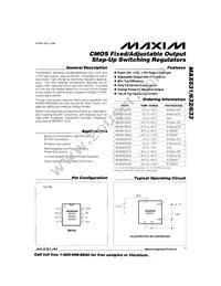 MAX633BC/D Datasheet Cover