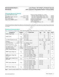 MAX6340UK40+T Datasheet Page 2