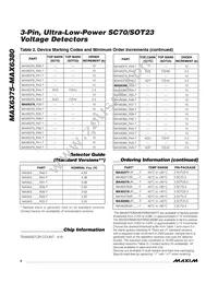 MAX6380XR43+ Datasheet Page 6