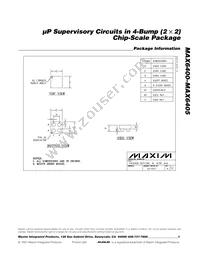 MAX6400BS30+T Datasheet Page 9