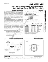 MAX640CSA+TG035 Datasheet Cover