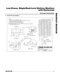 MAX6428EIUR+ Datasheet Page 17