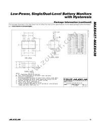 MAX6428EIUR+ Datasheet Page 19