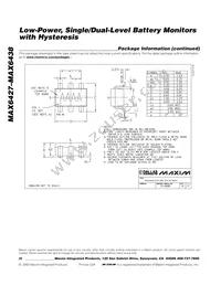 MAX6428EIUR+ Datasheet Page 20