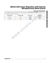 MAX6471TA30AD3+ Datasheet Page 19