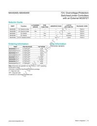 MAX6495ATT+TG128 Datasheet Page 16