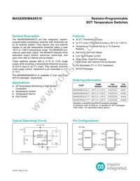 MAX6510HAUT+TG05 Datasheet Cover