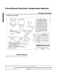 MAX6602UE9A+T Datasheet Page 18