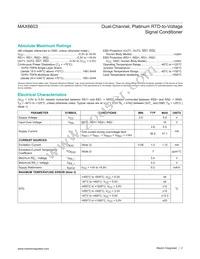 MAX6603ATB+ Datasheet Page 2