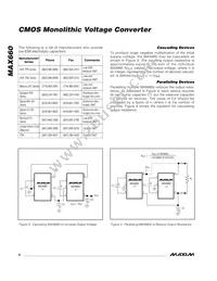 MAX660CSA-T Datasheet Page 8