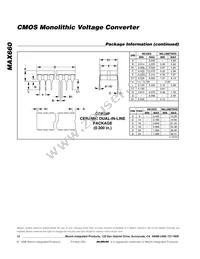 MAX660CSA+TGA5 Datasheet Page 12