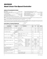 MAX6620ATI+T Datasheet Page 2