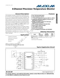 MAX6622UE9A+TG24 Datasheet Cover