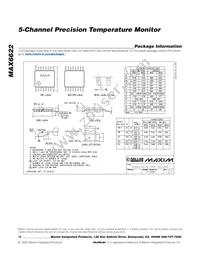 MAX6622UE9A+TG24 Datasheet Page 18