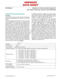 MAX66240ISA+ Datasheet Page 20