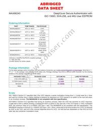 MAX66240ISA+ Datasheet Page 23